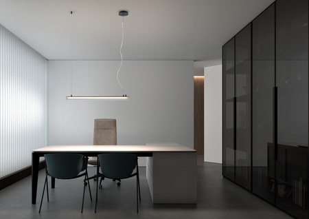 Lampa wisząca OSLO czarny mat LED 32W 3000K szkło transparentne, ściemnialna