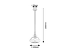 Lampa wisząca Rabalux Dvora 72021 czarny matowy