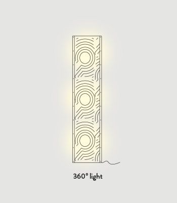 Lampa podłogowa Slamp TUBFXL0VEN00000000EU Venti