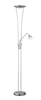 Lampa podłogowa Trio 426410207 srebrny