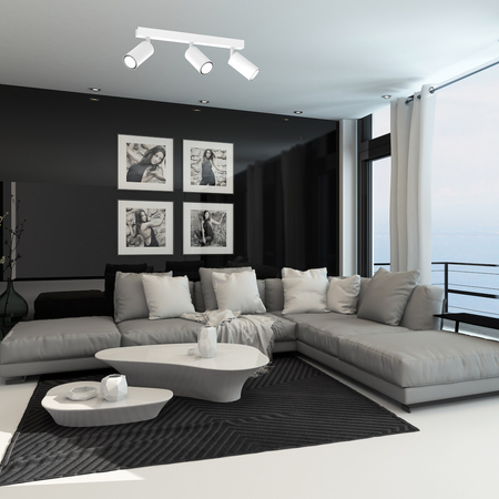 Milagro Lampa sufitowa Hudson 3xGU10 Biały MLP8803 BIAŁY