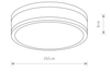 Lampa MALAKKA LED 9501 Nowodvorski Lighting