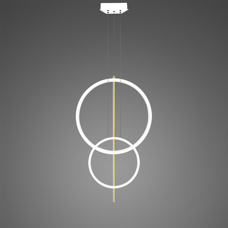 Lampa wisząca Linea No.5 60/40cm białozłota Dali3k