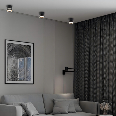 Light Prestige Oprawa natynkowa Kendal czarna GX53 LP-6331/1SM R2 BK