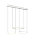 Lampa wisząca Trio 323610331 biały