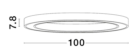 Lampa sufitowa Luces Exclusivas MILPA - brąz LE43285