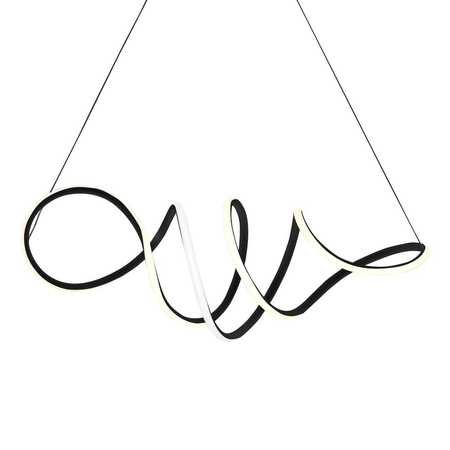 Milagro Lampa wisząca LOCA BLACK 56W LED ML5756 CZARNY