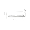 Eko-Light Lampa Solarna Brick 6W 800lm 4000K EKO9181 CZARNY