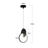Light Prestige Lampa wisząca Circlo czarna LED CCT LP-1311/1P BK