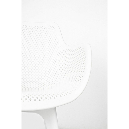 Krzesło LANDI białe - polipropylen