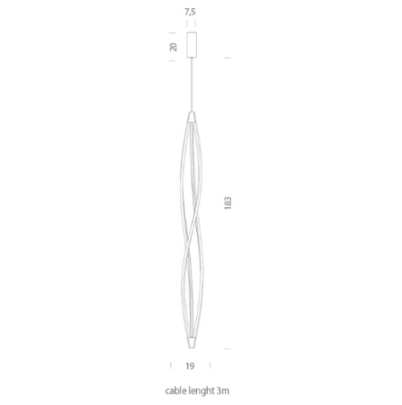 Lampa wisząca Nemo ITWLNW58 In The Wind