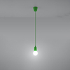 Sollux Lighting Lampa wisząca DIEGO 1 zielony SL.0581
