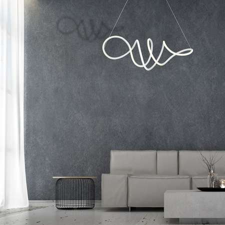 Milagro Lampa wisząca Loca Biały 56W LED ML5491 BIAŁY