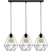 Milagro Lampa wisząca BASKET BLACK 3xE27 MLP7215 CZARNY