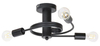 Lampa sufitowa Rabalux Carly 2095 czarny matowy