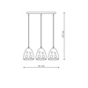Light Prestige Lampa wisząca Melt 3xE27 LP-126/3L