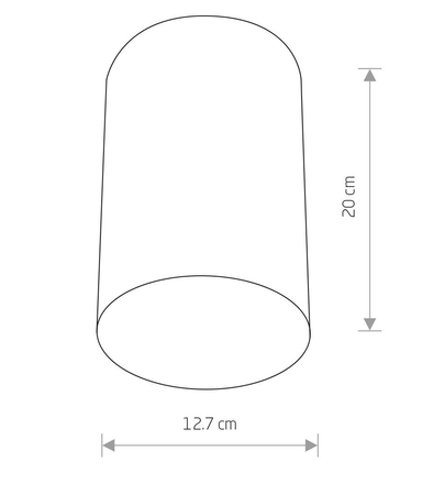 Spot POINT PLEXI WHITE L Nowodvorski 6528 