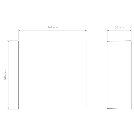Kinkiet zewnętrzny Astro Elis Single LED 1331001 Czarny z Teksturą
