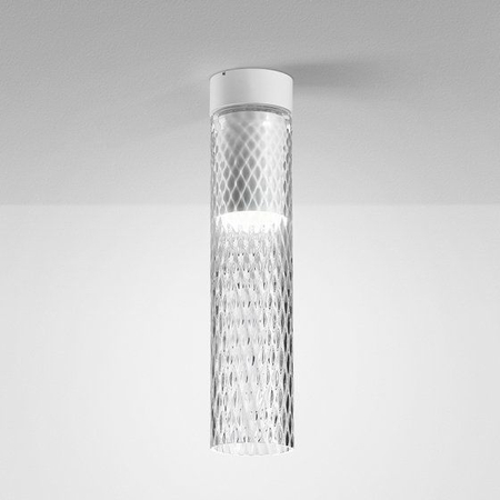 Lampa natynkowa AQForm Modern Glass Tube LED 230V TR Surface Biały Struktura