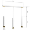 Lampa wisząca Milagro MLP6236 Dani