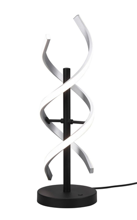 Lampa stołowa Trio 541810205 czarny/srebrny