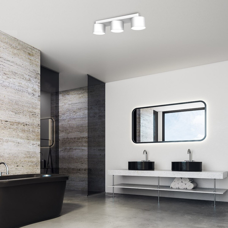 Milagro Lampa sufitowa Dixie 3xGX53 Biały MLP7540 BIAŁY