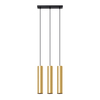 Sollux Lighting Lampa Wisząca LAGOS 3 złoty połysk SL.1201