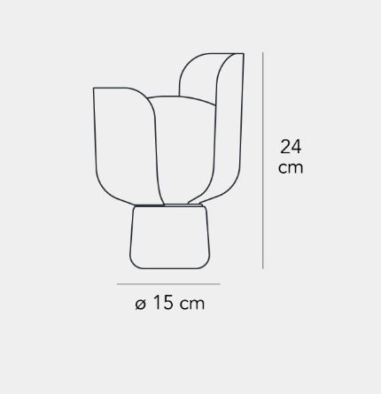 Lampa stołowa Fontana Arte F425305350VENE Blom