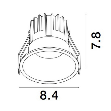 Oczko Luces Exclusivas ARAMIEL LE65106 czarny, złoty i odcienie złota
