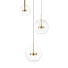 Lampa wisząca Zuma Line P0428-03L-L4AC ENCELADUS LAMPA WISZĄCA ZŁOTA/GOLD