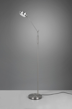Lampa podłogowa Trio 426510107 srebrny