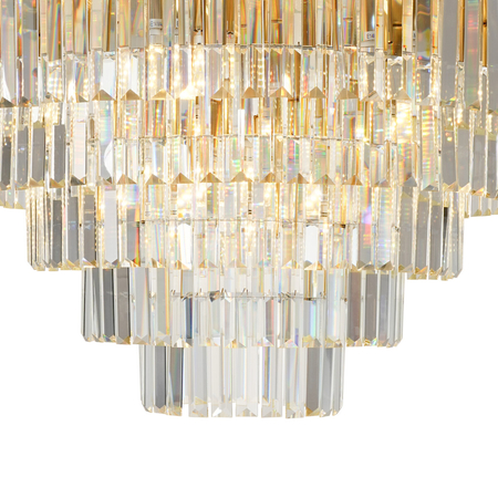 Milagro Lampa sufitowa MILANO fi 75cm 12xE14 ML1025 ZŁOTY