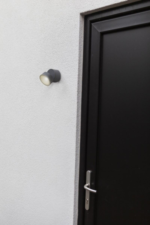 Kinkiet zewnętrzny Lutec TRUMPET 5626101125 czarny