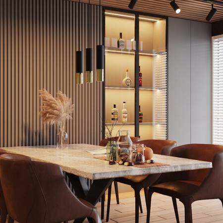 Sollux Lighting Plafon LOOPEZ czarny/złoty SL.0951