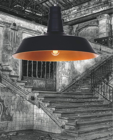 Lampa wisząca Lumina Deco LDP-7808-BK Saggi
