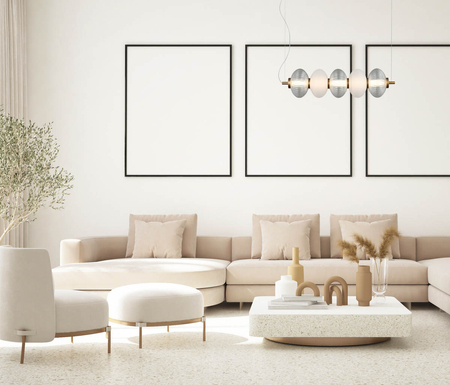 Lampa wisząca Italux PND-84938-4-BK Czarny, biały, przezroczysty