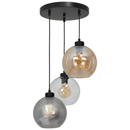 Milagro Lampa wisząca SOFIA MIX 3xE27 MLP6585 CZARNY