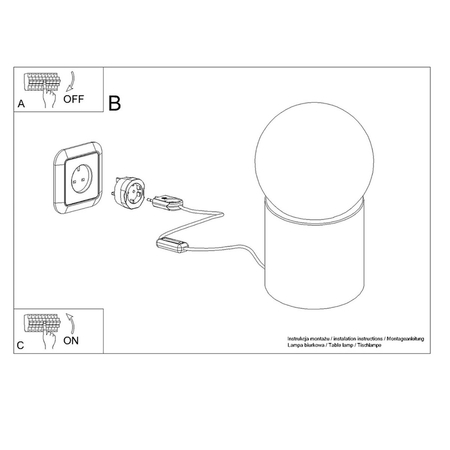 Sollux Lighting Lampka biurkowa BOOMO SL.1193