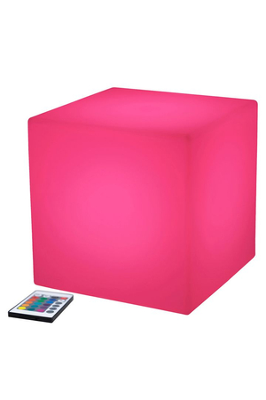 Kostka LED Lampa zewnętrzna ogrodowa 2700K RGB 33cm 32445L biały