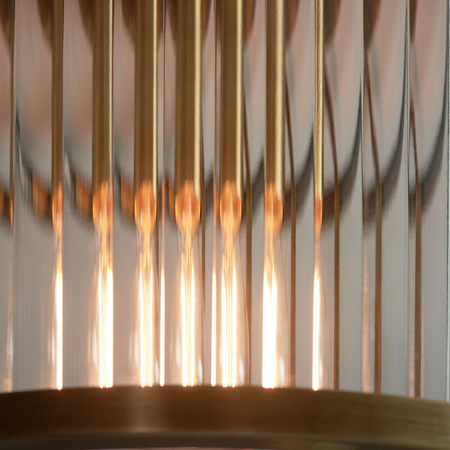 Endon Lighting Lampa sufitowa 106265 mosiądz