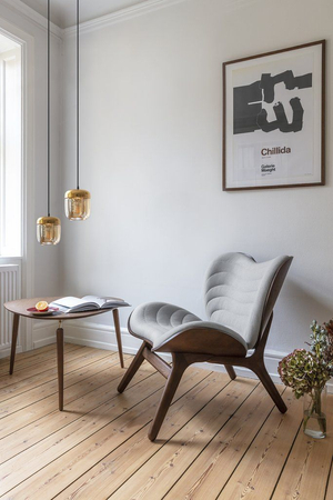Lampa wisząca Umage 2215 Acorn amber brass
