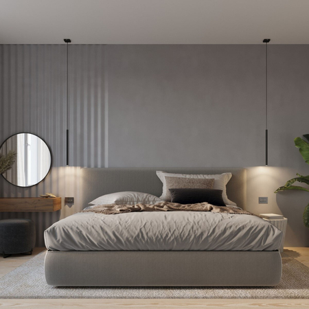 Sollux Lighting Lampa wisząca PASTELO 5P czarna SL.1176