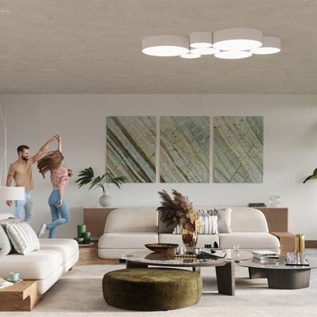 Sollux Lighting Plafon ARENA 35 biała SL.0123