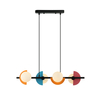 Lampa wisząca Italux Nauti PND-37482-4-MLTI Niebieski, pomarańczowy, różowy