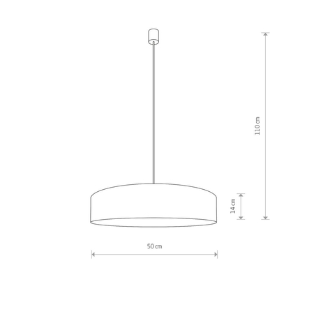 Lampa wisząca TURDA Nowodvorski 8945 kremowy