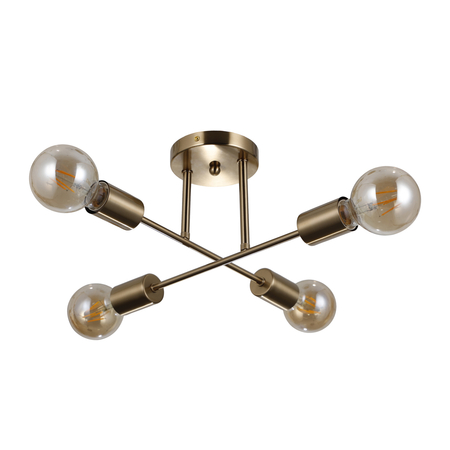 Lampa wisząca Italux PND-4052-4-HBR Mosiądz miodowy