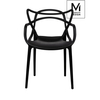 MODESTO krzesło HILO czarne - polipropylen