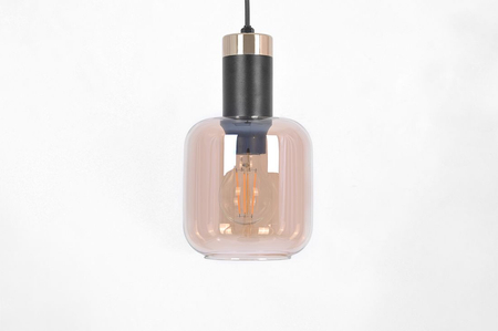 Lampa wisząca DOKA Kaja K-5265 czarny/złoty