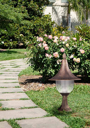 Lampa zewnętrzna BOSTON Kaja K-8128 CZARNY/ZŁOTY 