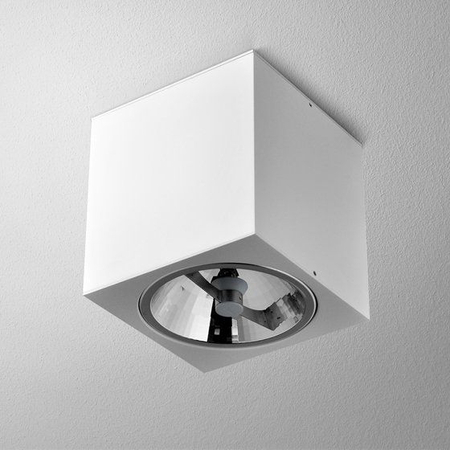 Lampa natynkowa AQForm Big Cube 111 Surface Biały Struktura